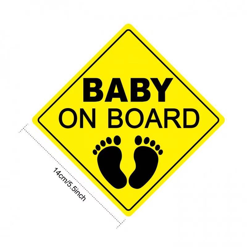 Chargez l'image dans la visionneuse de la galerie, Universal Stylish Baby On Board Car Sticker Safety Sign For Reflective & Weatherproof Safety Sticker - i-Station Mobile Phone & Electronic Device Repair and Accessories