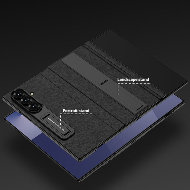 Load image into Gallery viewer, Samsung Galaxy Z TriFold - Business Flip Leather Cover with Integrated Screen Protector and Stand