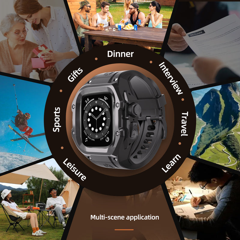 Cargue la imagen en el visor de la galería, Apple Watch Ultra 1/2 49mm Full Covered Water Proof Portection Heavy Duty Life Proof Case - Polar Tech Australia