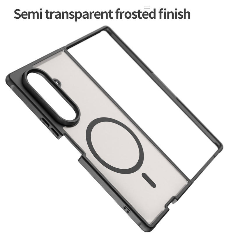 Load image into Gallery viewer, Samsung Galaxy Z Fold7 5G - Fan Dun Series TPU Hybrid PC Frosted Magsafe Phone Case - Polar Tech Australia