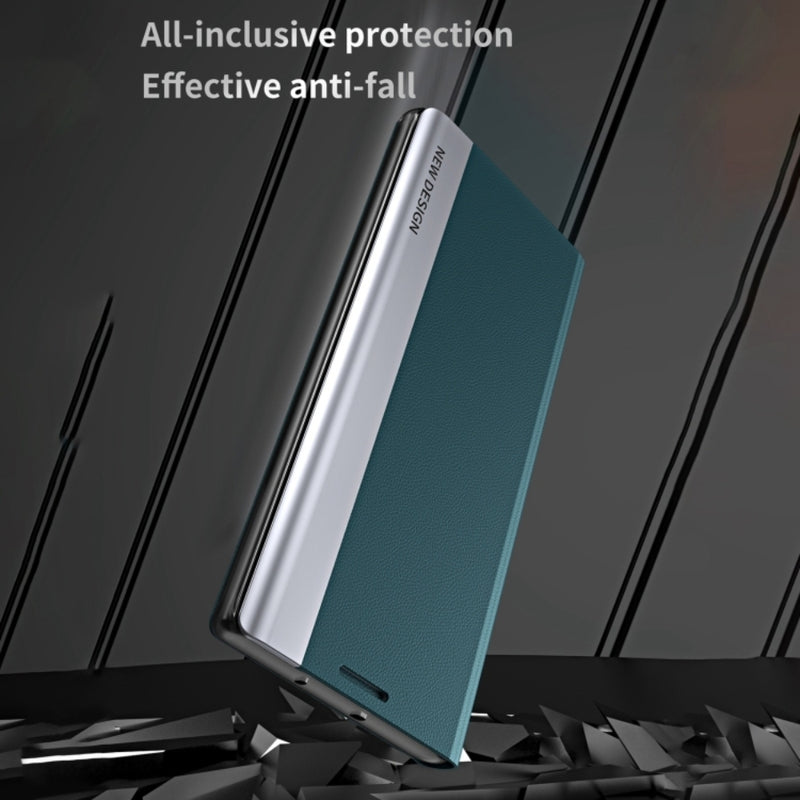 Chargez l'image dans la visionneuse de la galerie, Samsung Galaxy A17 (SM-A176) - Side Electroplated Adsorption Leather Phone Case - Polar Tech Australia