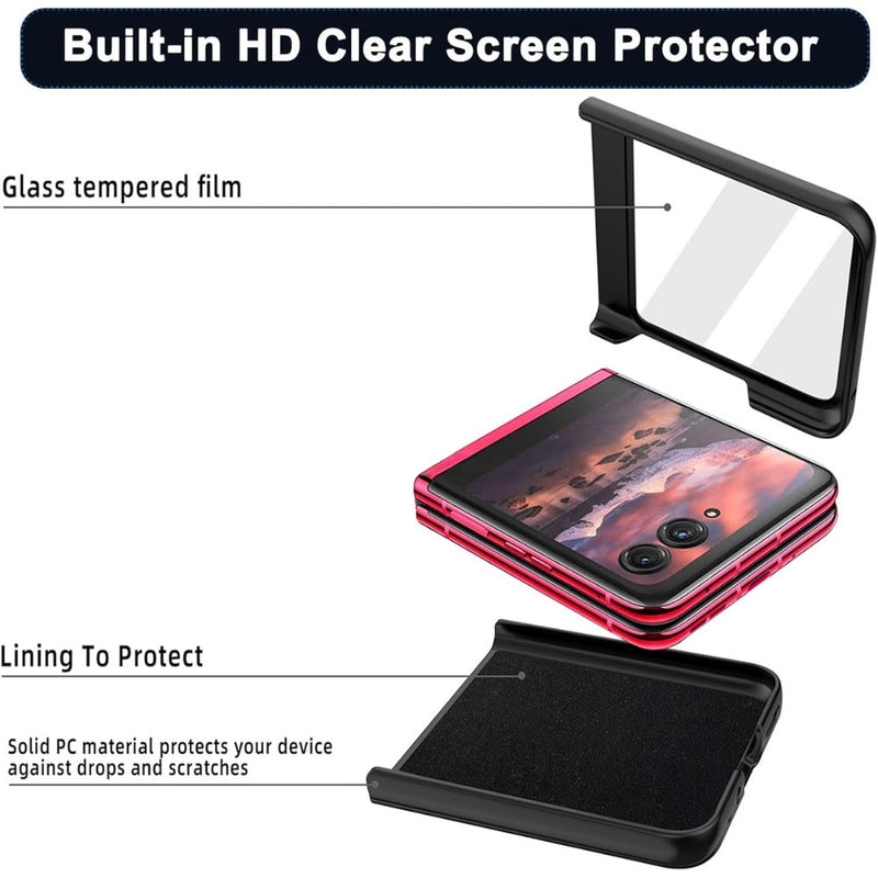 Load image into Gallery viewer, Motorola Razr 50/Ultra - Glitter Sparkly Silicone Full Coverage Shockproof Phone Case - Polar Tech Australia