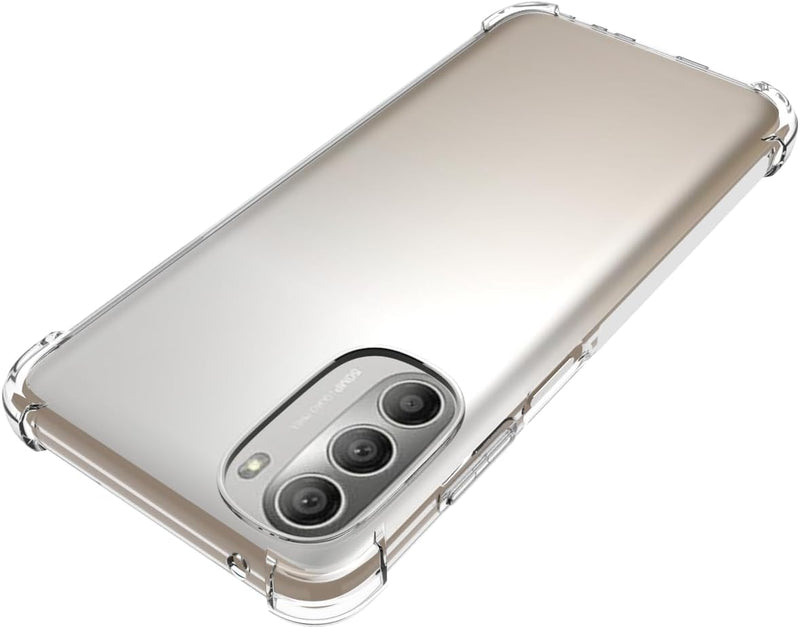 Cargue la imagen en el visor de la galería, Motorola Moto G 2022 - AirPillow Cushion Transparent Soft Clear TPU Four Corners Protective Case - Polar Tech Australia