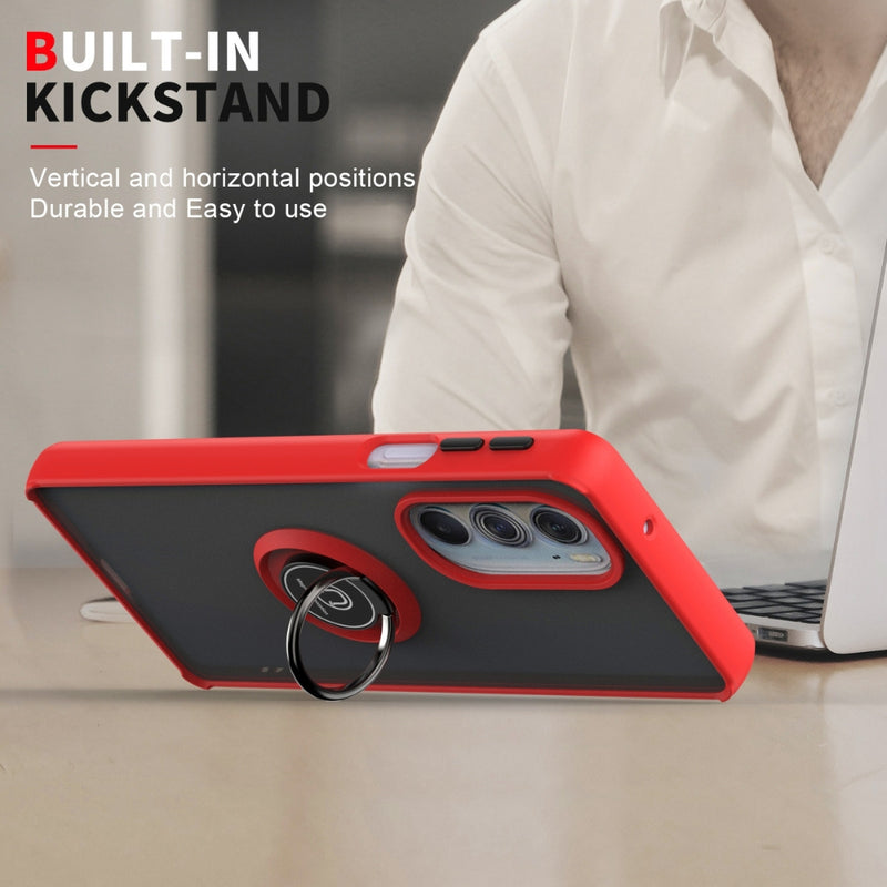 Load image into Gallery viewer, Motorola Moto G35 - Armor Matte Magnetic Ring Stand Case - Polar Tech Australia