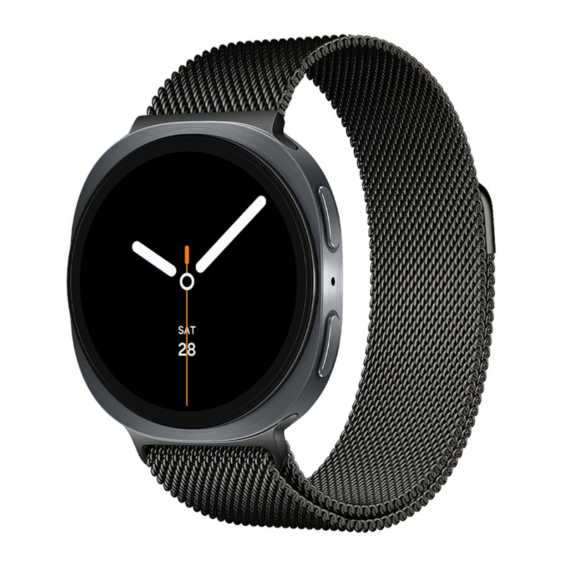 Cargue la imagen en el visor de la galería, Samsung Galaxy Watch8 Stainless Steel Milanese Loop Magnet Magic Watch Band Strap - Polar Tech Australia
