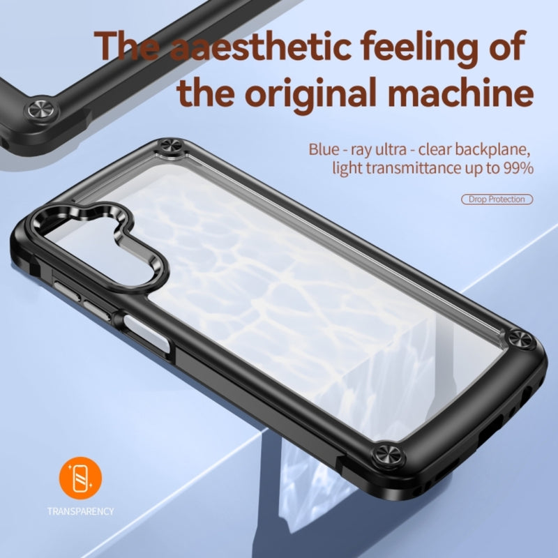 Load image into Gallery viewer, Samsung Galaxy A15 (SM-A155, SM-A156) - TPU+PC 2-in-1 Transparent Shockproof Phone Case - Polar Tech Australia