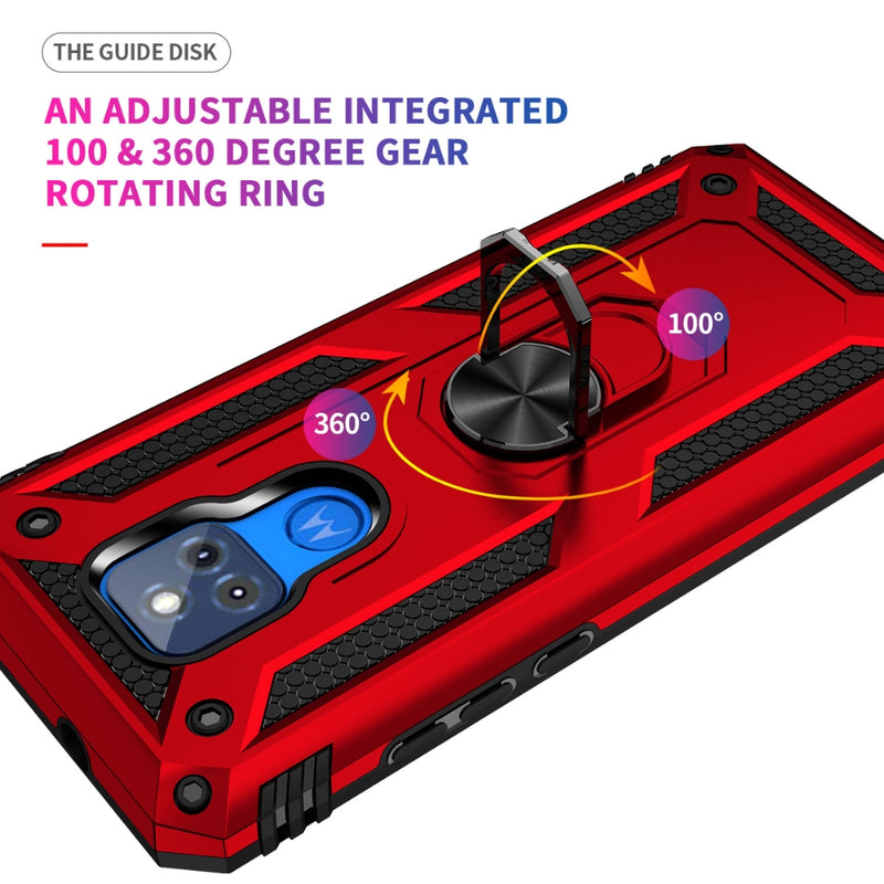 Cargue la imagen en el visor de la galería, Motorola Moto G Play (2021) - Shockproof Heavy Duty Hard Bumper Rugged Mobile Phone Case - Polar Tech Australia