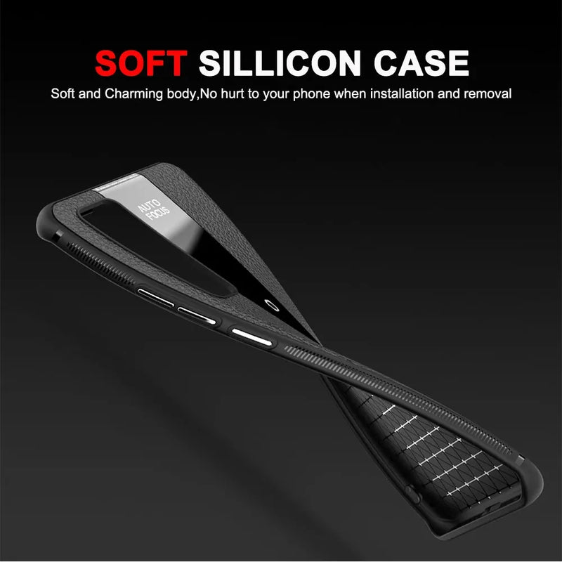 Cargue la imagen en el visor de la galería, OPPO Find X5/Pro - Luxurious Litchi-Texture Silicone Protective Case - Polar Tech Australia