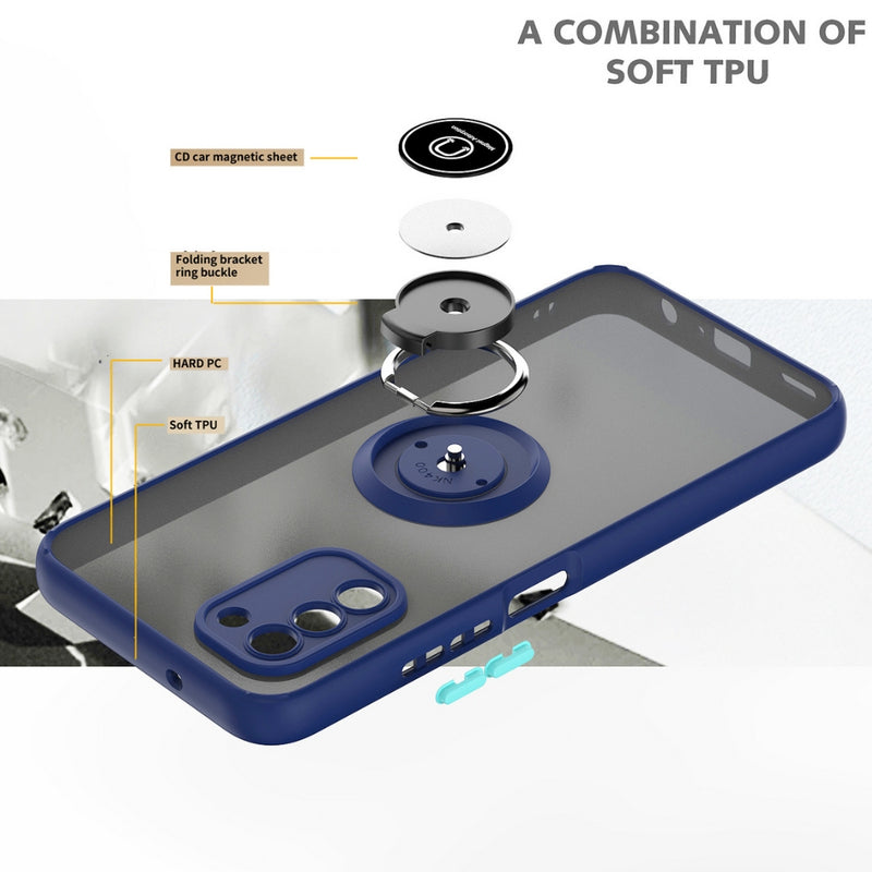 Cargue la imagen en el visor de la galería, Nokia G400 - Armor Matte Magnetic Ring Stand Case - Polar Tech Australia