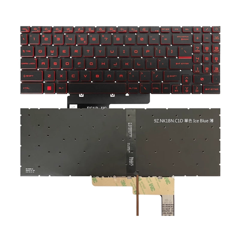 Cargue la imagen en el visor de la galería, MSI GF66 MS-1582 GF76 GL76 GL66 MS-17L1 MS-17H3 Series - Laptop Keyboard With Backlit US Layout - Polar Tech Australia