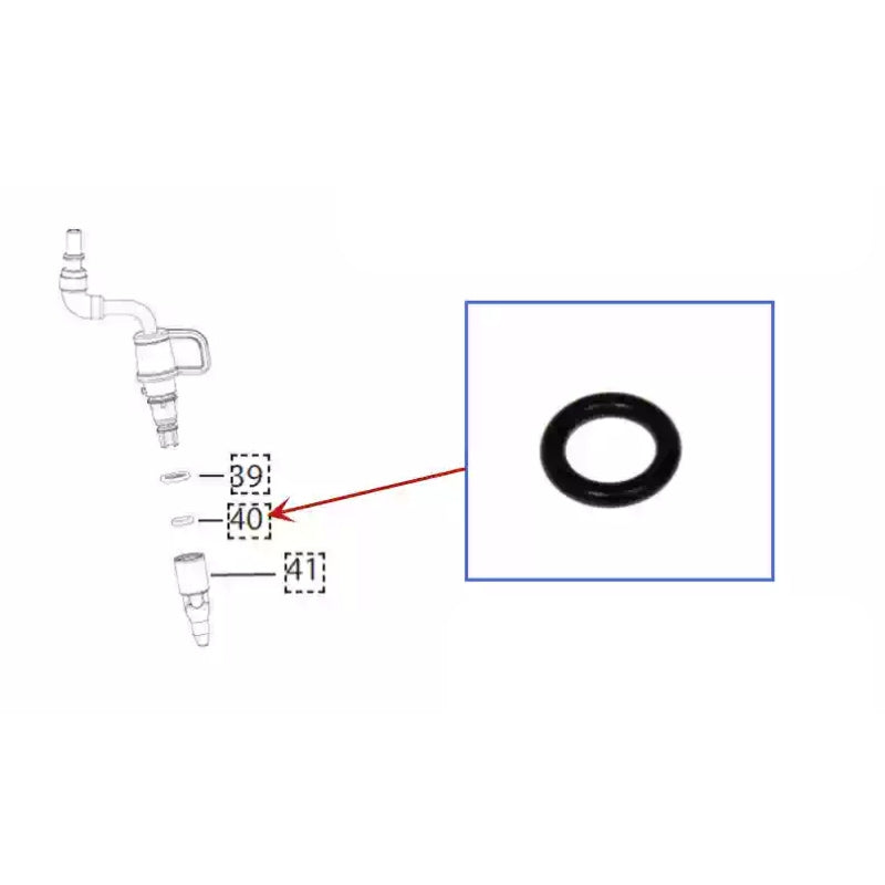Cargue la imagen en el visor de la galería, Genuine Original DeLonghi Coffee Machine - Universal Milk Frother Seal Ring Replacement Parts - Polar Tech Australia