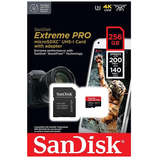 SanDisk Extreme Pro Micro Memory Card - 64GB 128GB 256GB 512GB 1TB A2 Class V30 170Mb/s - Polar Tech Australia