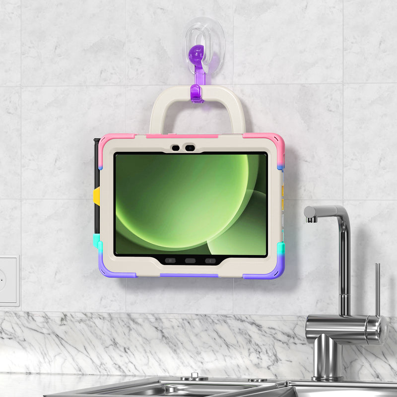 Cargue la imagen en el visor de la galería, Samsung Galaxy Tab Active Pro / Active 4 Pro / Active 5 Pro Series - Heavy Duty 360 Degree Rotate Stand Hand Strap Case With Shoulder Strap - Polar Tech Australia