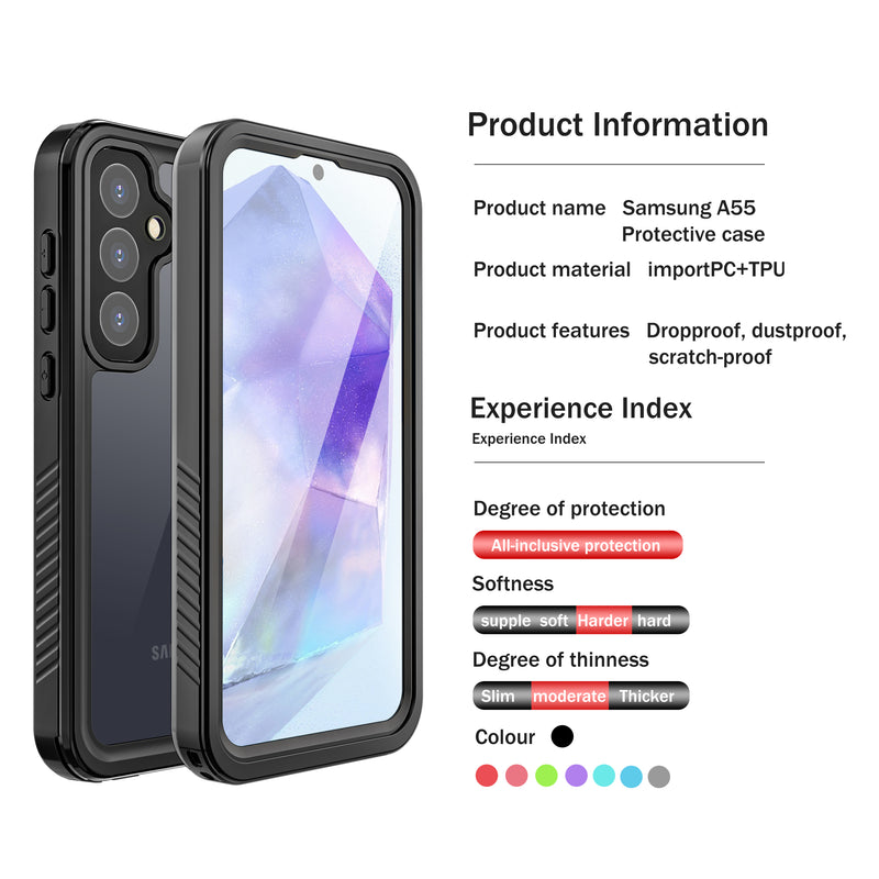 Chargez l'image dans la visionneuse de la galerie, Samsung Galaxy A55 5G (SM-A556) Redpepper Waterproof Heavy Duty Tough Armor Case - Polar Tech Australia
