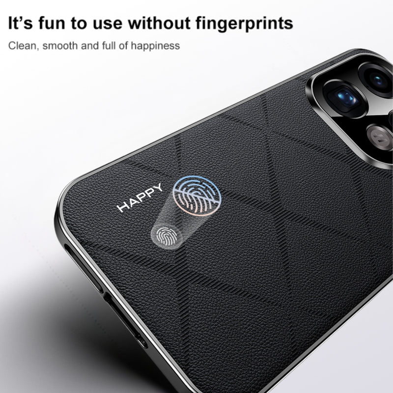 Cargue la imagen en el visor de la galería, OPPO Find X9 Pro - Plain Leather PC Phone Case