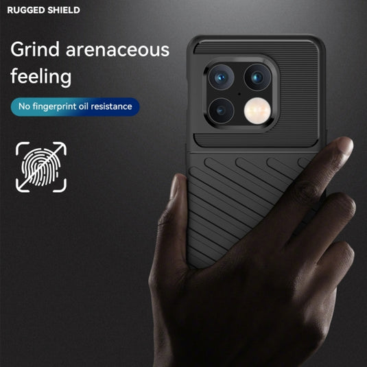 OnePlus 7T Pro - Thunder Series Twill Texture Thickened Anti-fall Protection TPU Case - Polar Tech Australia