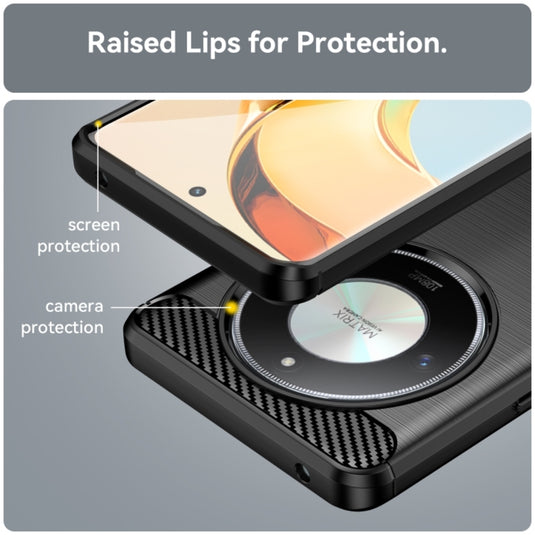 Honor Magic6 Lite (ALI-NX3) - Carbon Fiber Brushed Texture TPU Phone Case - Polar Tech Australia