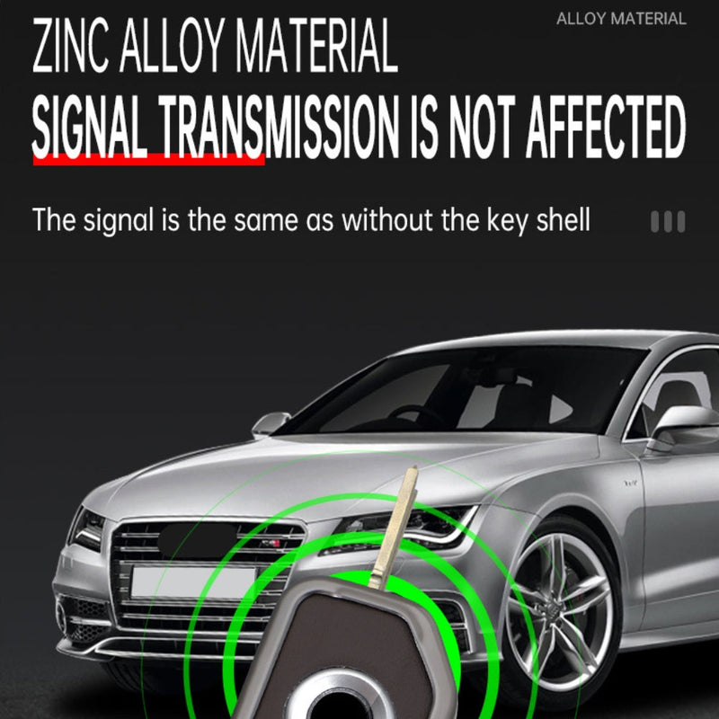 Chargez l'image dans la visionneuse de la galerie, BMW Motorcycle Zinc Alloy + Leather Protection Car Key Fob Case Cover For R1200GS, R1250GS, R1200RT, K1600, K1600B - Polar Tech Australia