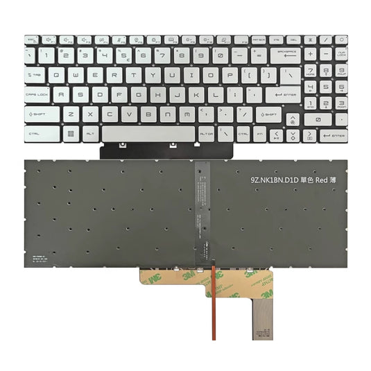 MSI GF66 MS-1582 GF76 GL76 GL66 MS-17L1 MS-17H3 Series - Laptop Keyboard With Backlit US Layout - Polar Tech Australia