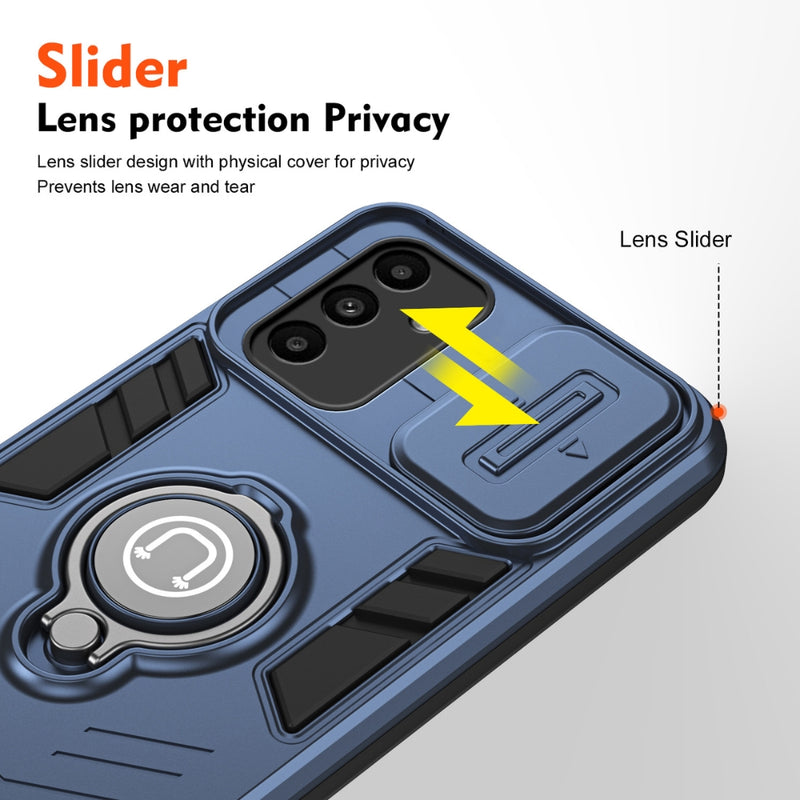 Load image into Gallery viewer, Samsung Galaxy A57 (SM-A576) - Sliding Camshield TPU + PC Phone Case with Holder - Polar Tech Australia