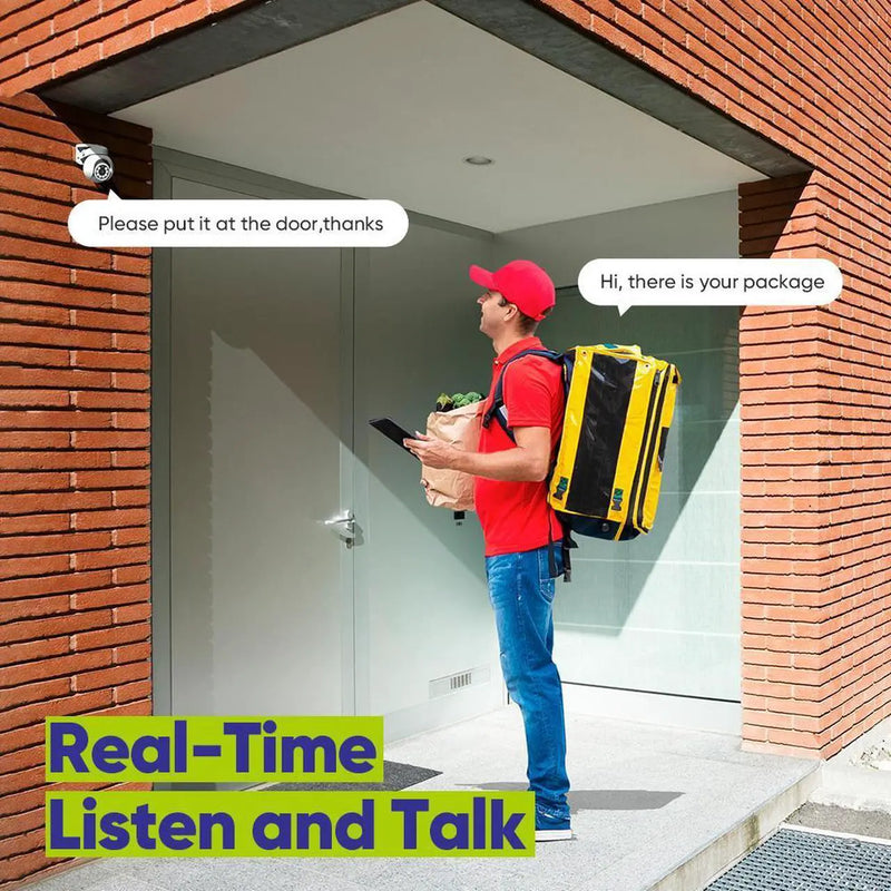 Load image into Gallery viewer, TUYA & Onvif 8MP PTZ Two-way Talk PoE 2.8mm FHD Outdoor Security Full Color Night Vision Camera - Polar Tech Australia