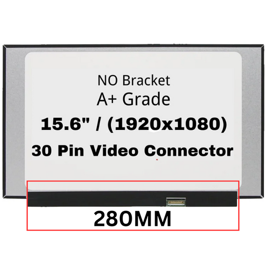 [NT156FHM-N62] 15.6" inch/A+ Grade/(1920x1080)/30 Pin/No Screw Bracket Laptop IPS FHD LCD Screen Display Panel - Polar Tech Australia
