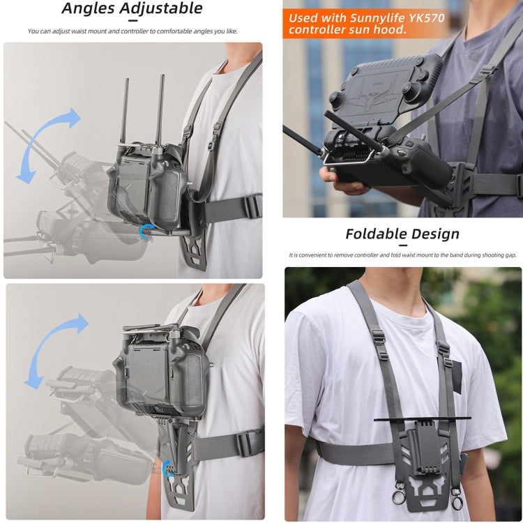 Load image into Gallery viewer, Sunnylife Waist Support Bracket &  Chest Strap for DJI RC Plus: Hands-Free Control - Polar Tech Australia