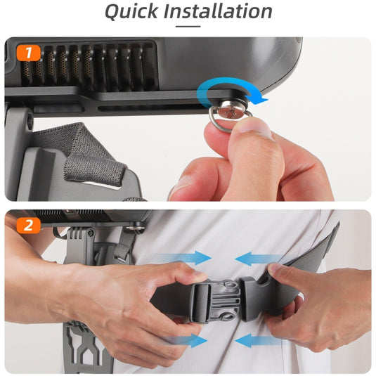 Sunnylife Waist Support Bracket &  Chest Strap for DJI RC Plus: Hands-Free Control - Polar Tech Australia