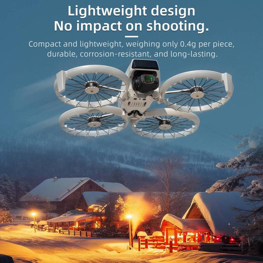 DJI Flip STARTRC 6-in-1 ND16 ND32 ND64 ND128 CPL UV Lens Filter Set - Polar Tech Australia