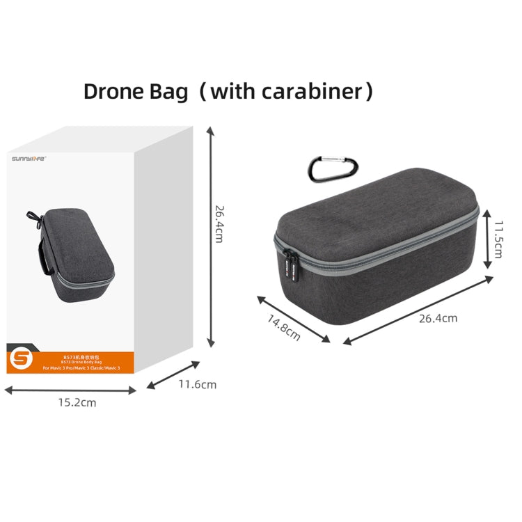 Load image into Gallery viewer, DJI Mavic 3 Pro / 3 Classic / 3 Sunnylife Storage Bag Handbag Drone Body Bag - Polar Tech Australia