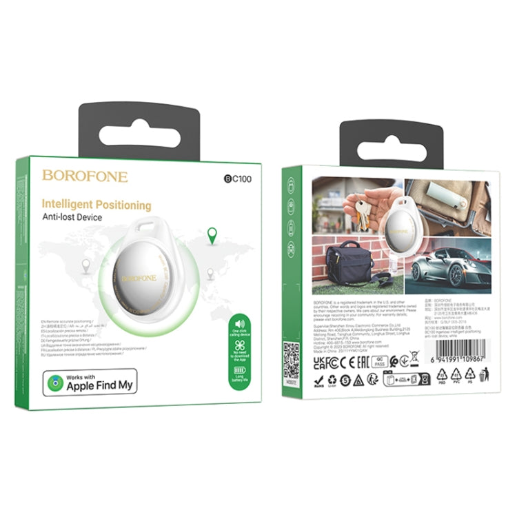Cargue la imagen en el visor de la galería, Borofone BC100 Smart Positioning Anti-lost Device (White) - Polar Tech Australia
