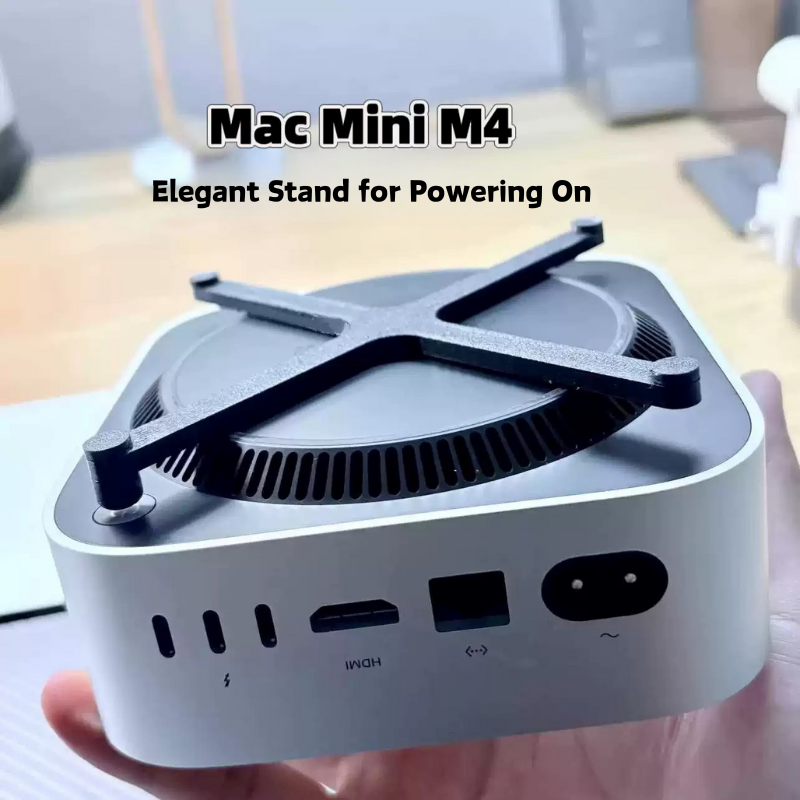 Cargue la imagen en el visor de la galería, Elegant Power-On with a Simple Press! Compatible with M4 Series Mac Mini 2024 – Enhanced Heat Dissipation - Polar Tech Australia