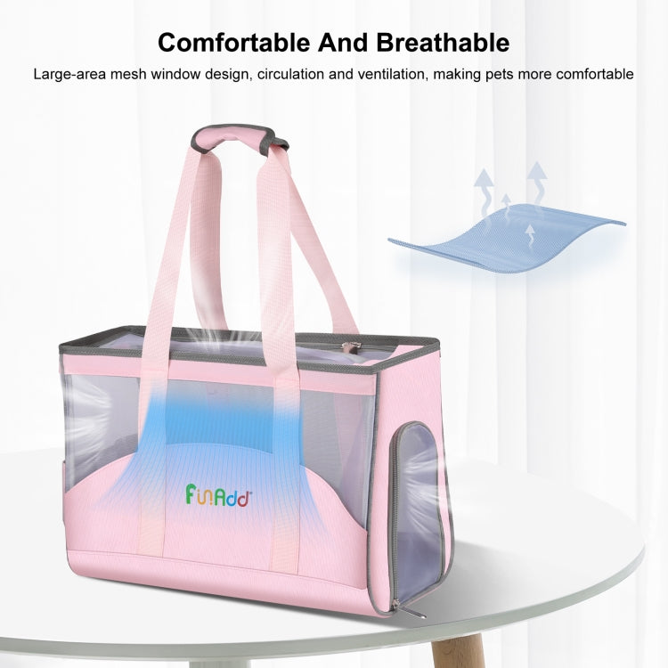 Cargue la imagen en el visor de la galería, FUNADD Portable Breathable Pet Bag Outdoor Shoulder Tote Bag, Breathable Pet Bag