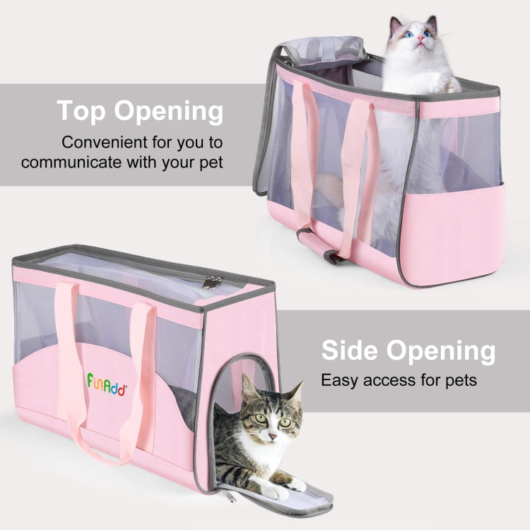 Cargue la imagen en el visor de la galería, FUNADD Portable Breathable Pet Bag Outdoor Shoulder Tote Bag