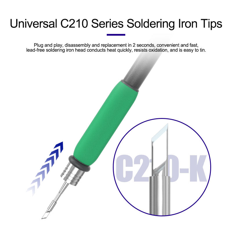 Chargez l'image dans la visionneuse de la galerie, GVM T12S Smart Soldering Station – T210S Model - Polar Tech Australia