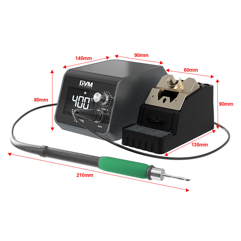 Chargez l'image dans la visionneuse de la galerie, GVM T12S Smart Soldering Station – T210S Model - Polar Tech Australia