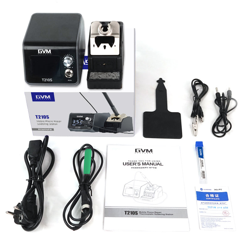 Chargez l'image dans la visionneuse de la galerie, GVM T12S Smart Soldering Station – T210S Model - Polar Tech Australia