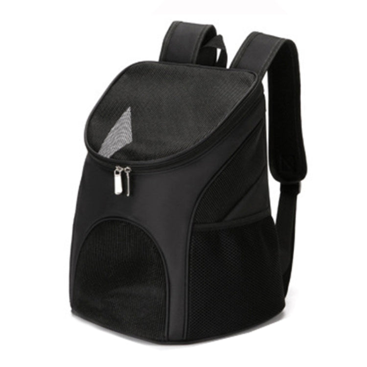 Cargue la imagen en el visor de la galería, Portable Folding Nylon Breathable Pet Carrier Backpack, Size: 45 x 36 x 31cm, Size: 45 x 36 x 31cm Black, Size: 45 x 36 x 31cm Coffee, Size: 45 x 36 x 31cm Blue, Size: 45 x 36 x 31cm Red - Polar Tech Australia