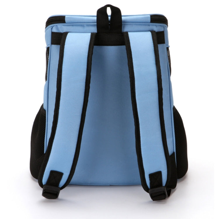 Cargue la imagen en el visor de la galería, Portable Folding Nylon Breathable Pet Carrier Backpack, Size: 45 x 36 x 31cm, Size: 45 x 36 x 31cm Black, Size: 45 x 36 x 31cm Coffee, Size: 45 x 36 x 31cm Blue, Size: 45 x 36 x 31cm Red - Polar Tech Australia