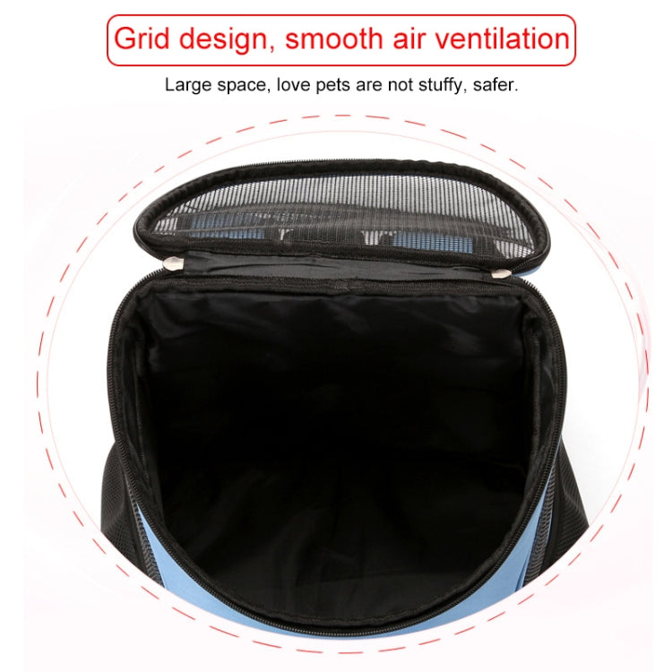 Cargue la imagen en el visor de la galería, Portable Folding Nylon Breathable Pet Carrier Backpack, Size: 45 x 36 x 31cm, Size: 45 x 36 x 31cm Black, Size: 45 x 36 x 31cm Coffee, Size: 45 x 36 x 31cm Blue, Size: 45 x 36 x 31cm Red - Polar Tech Australia