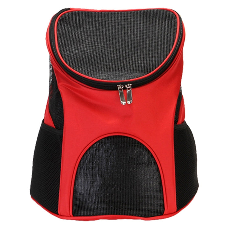 Cargue la imagen en el visor de la galería, Portable Folding Nylon Breathable Pet Carrier Backpack, Size: 45 x 36 x 31cm, Size: 45 x 36 x 31cm Black, Size: 45 x 36 x 31cm Coffee, Size: 45 x 36 x 31cm Blue, Size: 45 x 36 x 31cm Red - Polar Tech Australia
