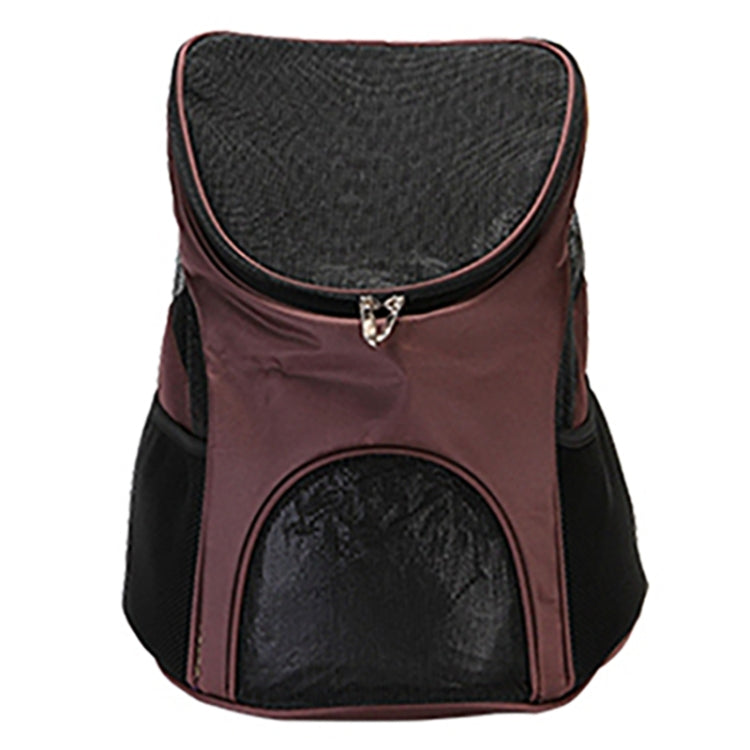 Cargue la imagen en el visor de la galería, Portable Folding Nylon Breathable Pet Carrier Backpack, Size: 33 x 30 x 24cm, Size: 33 x 30 x 24cm Black, Size: 33 x 30 x 24cm Coffee, Size: 33 x 30 x 24cm Blue, Size: 33 x 30 x 24cm Red - Polar Tech Australia
