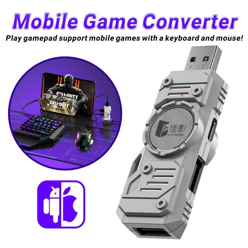 Cargue la imagen en el visor de la galería, Universal For Android / IOS Mobile Phone Apple iPhone Game Tablet iPad - M9 Keyboard Mouse Adapter Converter - Polar Tech Australia