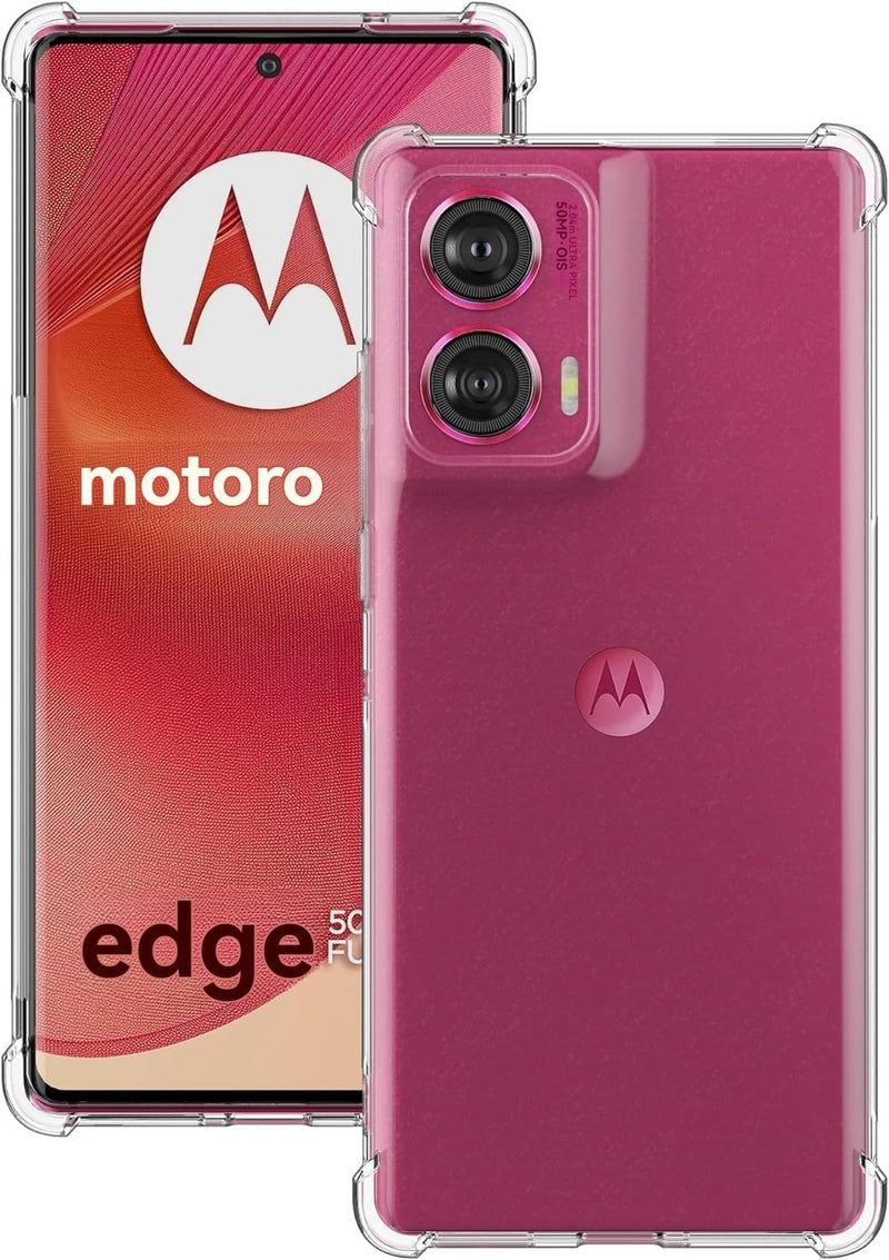 Load image into Gallery viewer, Motorola Edge 50 Fusion - AirPillow Cushion Transparent Soft Clear TPU Four Corners Protective Case - Polar Tech Australia