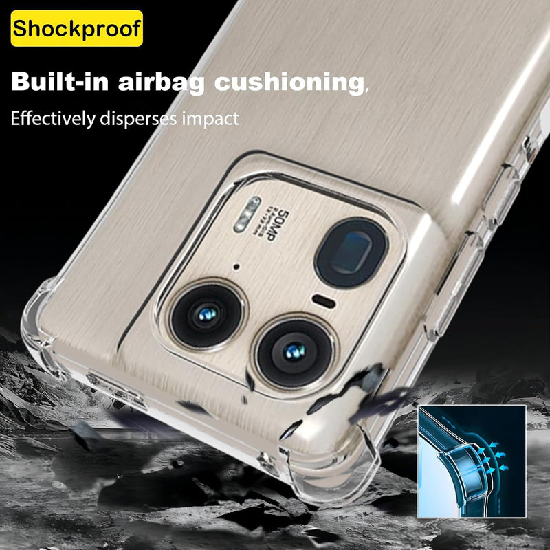 Load image into Gallery viewer, Motorola Moto Edge 50 Ultra/X50 Ultra - AirPillow Cushion Transparent Soft Clear TPU Four Corners Protective Case - Polar Tech Australia