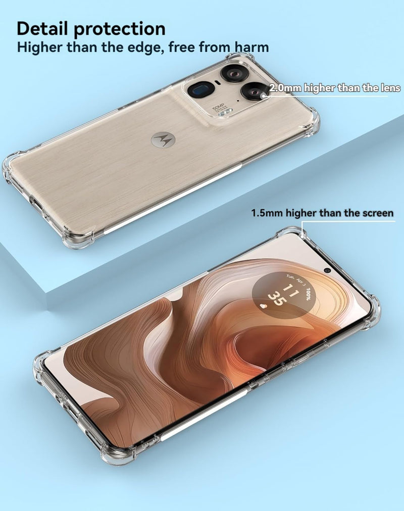 Load image into Gallery viewer, Motorola Moto Edge 50 Ultra/X50 Ultra - AirPillow Cushion Transparent Soft Clear TPU Four Corners Protective Case - Polar Tech Australia