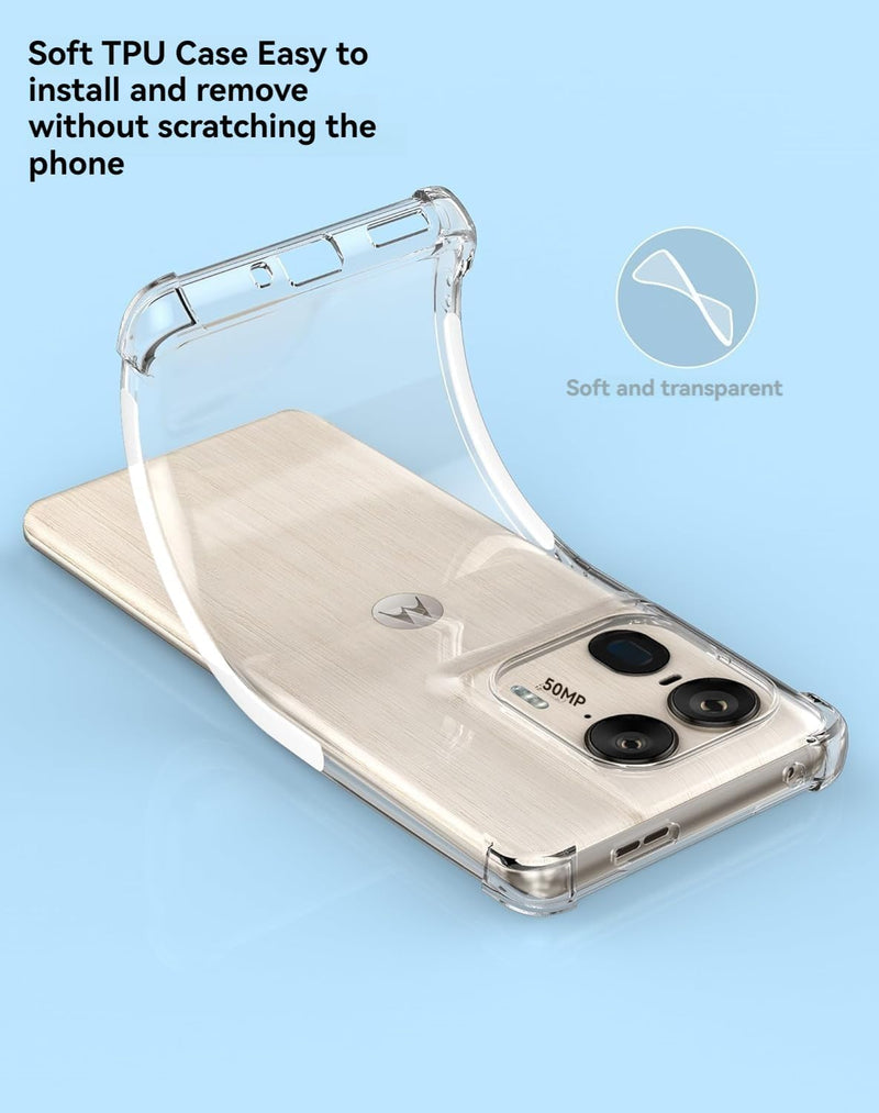 Load image into Gallery viewer, Motorola Moto Edge 50 Ultra/X50 Ultra - AirPillow Cushion Transparent Soft Clear TPU Four Corners Protective Case - Polar Tech Australia