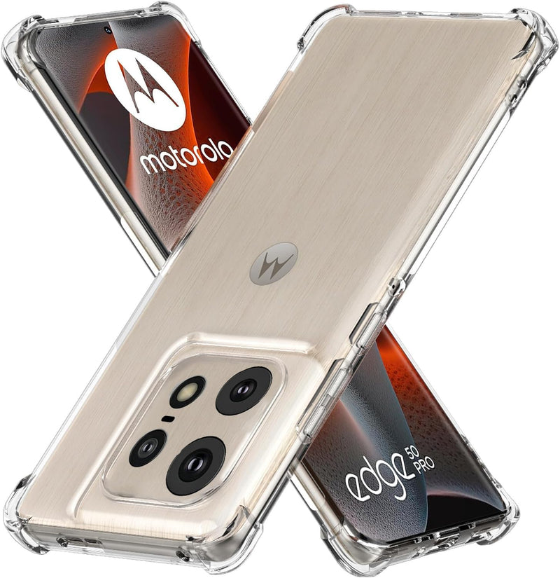 Load image into Gallery viewer, Motorola Moto Edge 50/50 Pro - AirPillow Cushion Transparent Soft Clear TPU Four Corners Protective Case - Polar Tech Australia