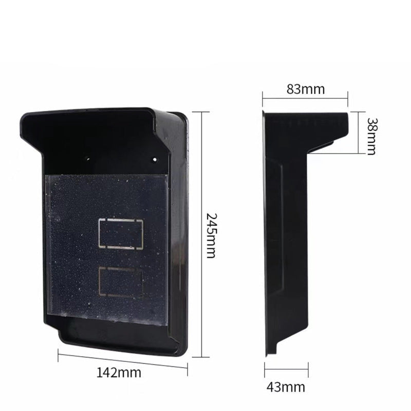 Chargez l'image dans la visionneuse de la galerie, Universal Outdoor Waterproof Cover Rain Proof Shell For Access Control Attendance Machine Intercom