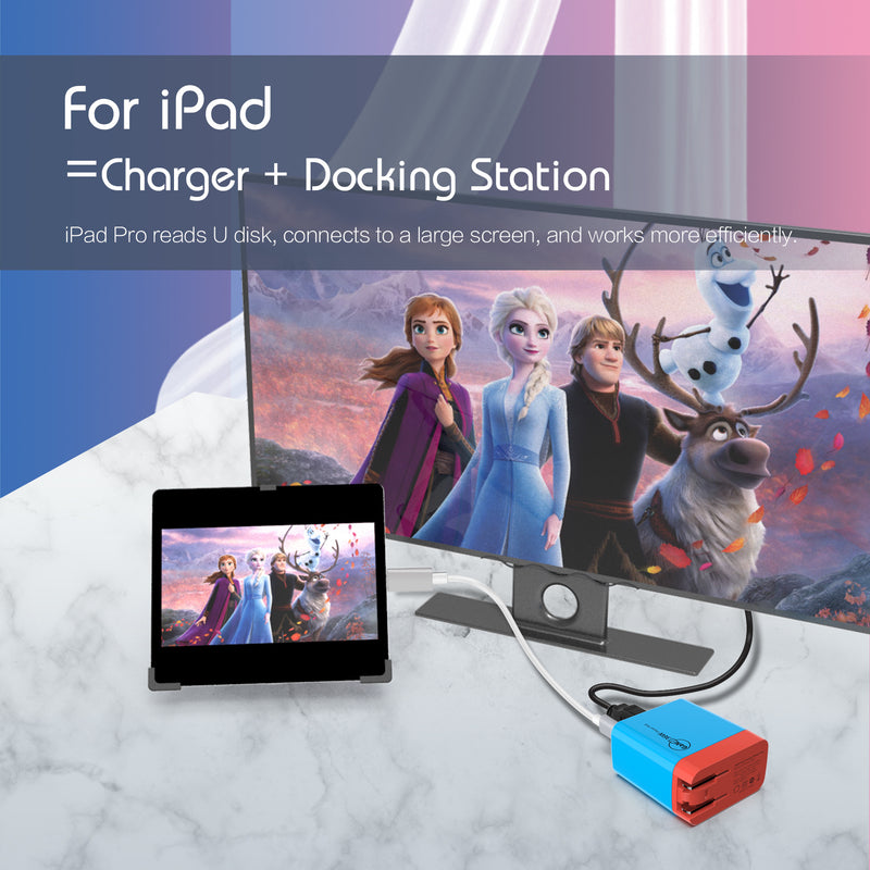 Chargez l'image dans la visionneuse de la galerie, Switch Dock GaN Fast Charging HDMI Hub Portable Dock - Polar Tech Australia